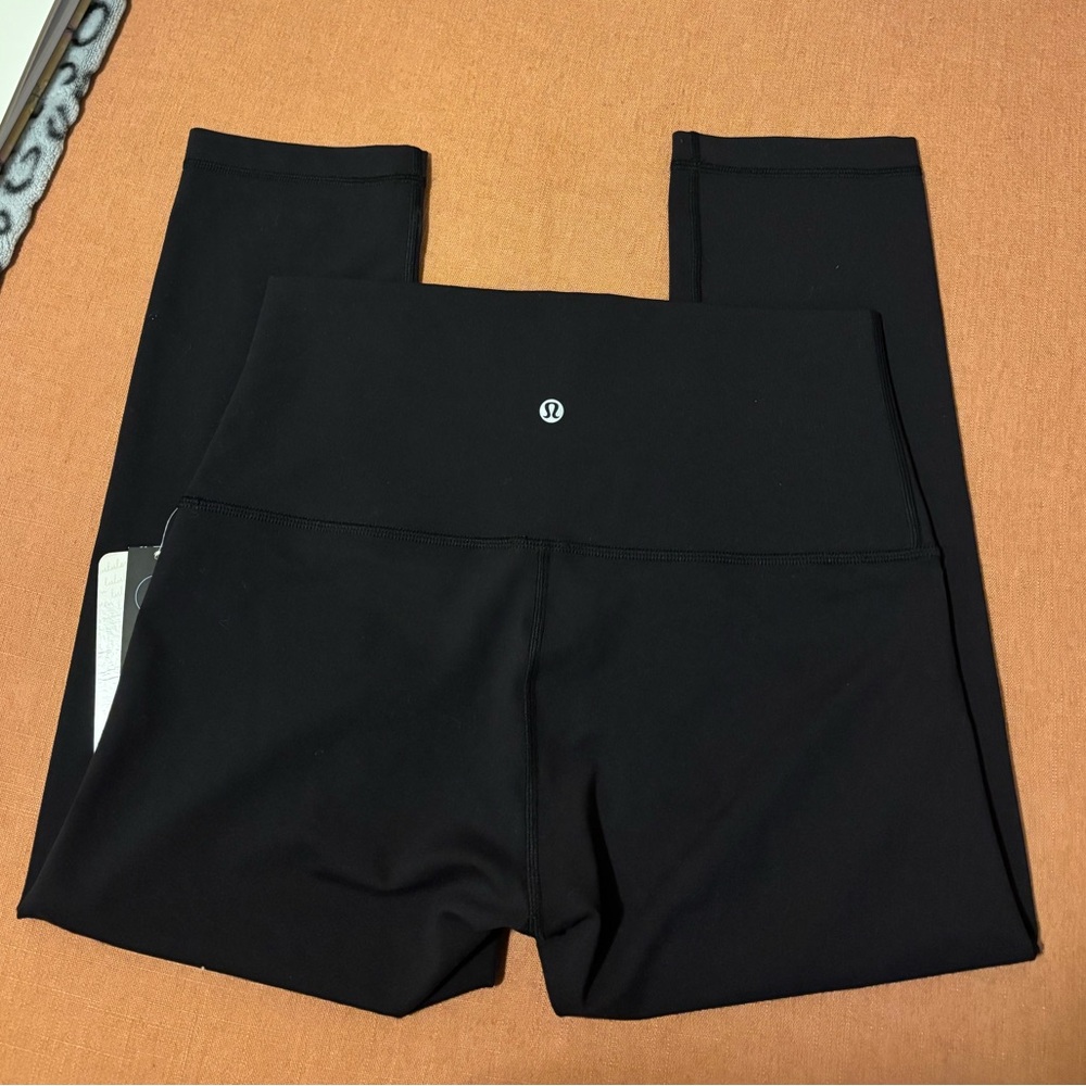 Lululemon Athletica Wunder Under Crop Hi-rise Black Leggings